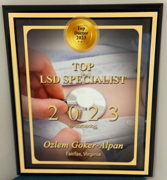 Dr. Ozlem Goker-Alpan was nominated by patients and recognized as the Top LSD Specialist of 2023