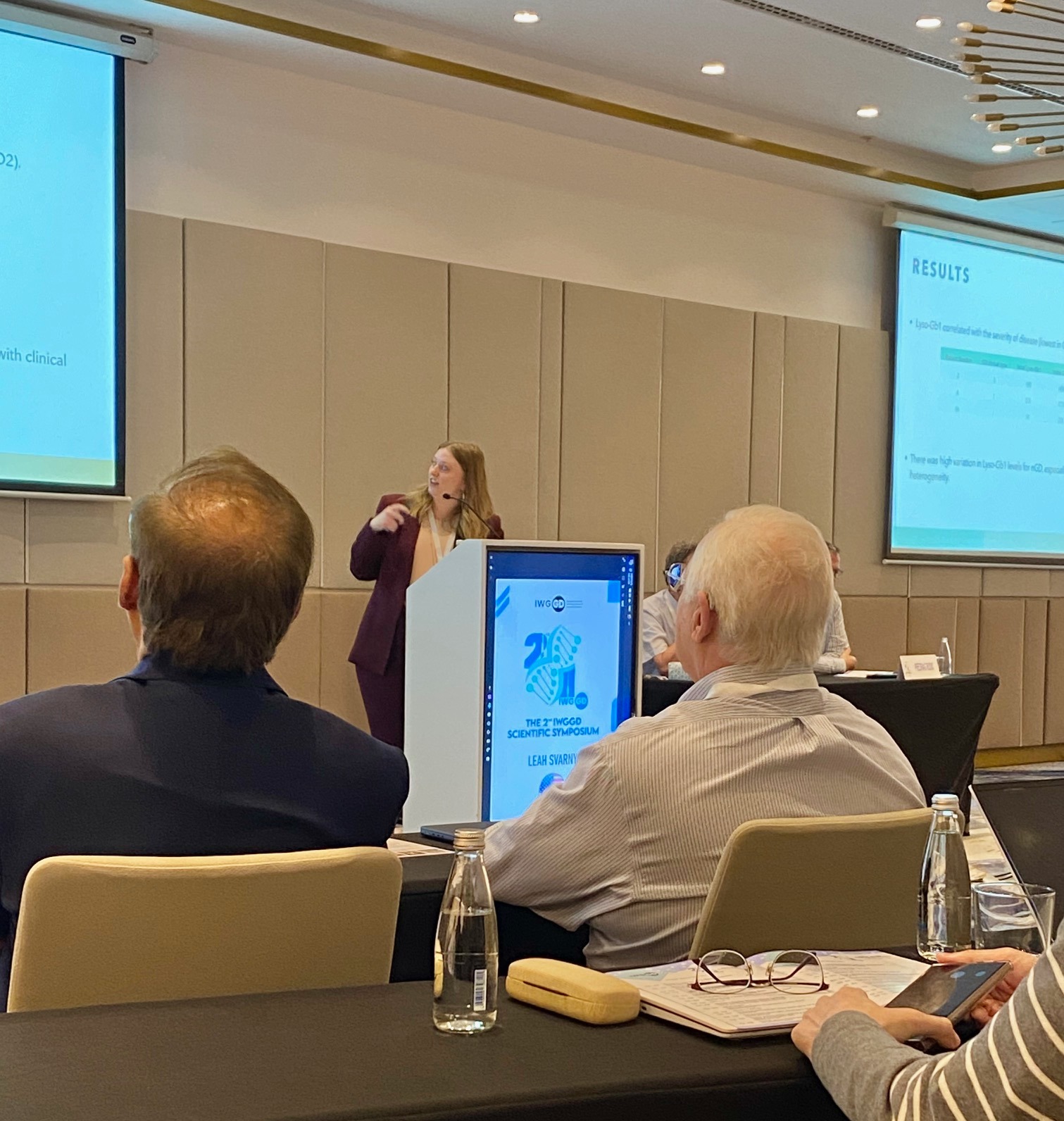 Leah Svarny, from LDRTC, presented at the 2nd IWGGD Scientific Symposium in Belgrade, Serbia.